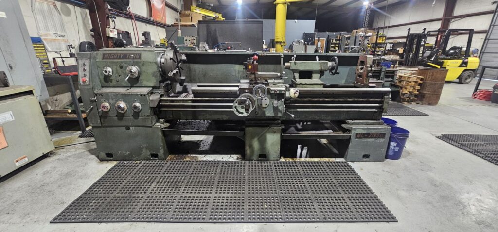 MIGHTY-TURN Model ML2180GL 21” & 80” High Precision Heavy Duty Geared Head Engine Lathe