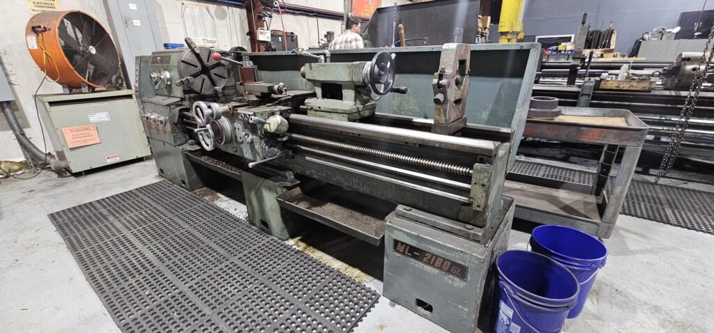 MIGHTY-TURN Model ML2180GL 21” & 80” High Precision Heavy Duty Geared Head Engine Lathe